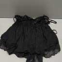 Avidlove Womens Babydoll Lingerie Lace Chemise Floral Sexy Nightgown Embroidered Lingerie Dress Boudoir Nightie (Small, Black)