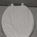 Bemis 170 Durable Plastic Toilet Seat, Elongated, White