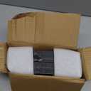 MUYE 5x7 Floating Frames Set of 2, Double Glass Picture Frame Display Any Size Photo up to 5x7, Wall Mount or Tabletop Standing, Black