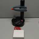 Electric Potato Peeler with 23 Replacement Blades Rotato Express Stainless Steel Automatic Rotating Fruits Fruit Potato Peeler Vegetables Cutter Apple Paring Machine Kitchen Peeling Tool (Black)