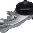 Water Pump Kit with Metal Gasket and Thermostat for 07-20 Chevy Silverado 1500 Tahoe Avalanche Suburban, 07-17 GMC Sierra 1500 Yukon XL Savana, 07-14 Cadillac Escalade, Hummer, 4.8L 5.3L 6.0L, AW6009