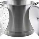 IMUSA 40 Qt Tamale Steamer Vaporera Stock Pot Aluminum Tamalera 10 Gallons