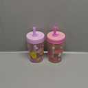 Zak Designs Kelso Toddler Cups For Travel or At Home, 15oz 2-Pack Durable Plastic Sippy Cups With Leak-Proof Design is Perfect For Kids (Sweet Berry, Lemon Zest)