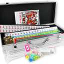 Kai Tai Inc 4 Pushers Complete American Mahjong Set in Aluminum Case, 166 Tiles(mah Jong Mah Jongg Mahjongg)