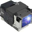 Replacement Projector Lamp for ELPLP65/V13H010L65 Epson Powerlite 1750 1751 1760W 1770W 1771W 1775W 1750W 1761W 1776W,H372A H476A H477A H478A H479A,EB-1751 EB-1775W Projector Bulb