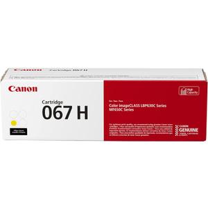 Canon Genuine 067 Yellow Toner Cartridge High Capacity Compatible with LBP633Cdw, LBP632Cdw, MF652Cdw, MF653Cdw, MF654Cdw, MF656Cdw