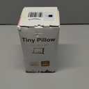 vocheer Small Travel Pillow with Tassels, 11"x 7" Neck Pillow for Sleeping, Mini Travel Pillows, Tiny Pillows for Neck, Wrist, Lumbar and Knee, Pets, Machine Washable, Grey-1pc