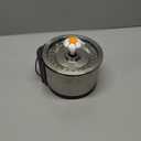 Ofat Home Cat Drinking Fountain, Pet Water Fountain Stainless Steel, 84oz/2.5L Cat Fountain with 1 Replacement Filters for Cats,Dogs,Other Pets