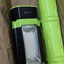 STEELITE Camping Emergency Light 2700 Lumens 12000mAh with Adjustable Tripod Stand, IP65 Waterproof Cordless Work Light, Magnetic Base, Telescopic, for Camping Outdoor Work Garage, Green