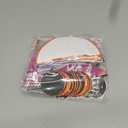 Happy Halloween Banner Paper Triangle Flag Bunting Circle Confetti Dots Hanging Garland Honeycomb Ball Swirl Streamers for Halloween Party Decorations (Black,orange,purple)