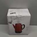 Moss & Stone Electric Coffee Percolator  Red Body Coffee Maker with Stainless Steel Lid, Percolator Electric Pot, Fast Boil 10 Cup Red Camping Coffee Pot