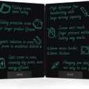 LCD Writing Tablet for Adults: 14.3 Inch Fold Full Screen Drawing Tablet Reusable Erasable Digital Notepad for Gift Birthday