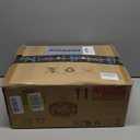 Depuley Outdoor Ceiling Fan with Light: 26" Caged Ceiling Fans with Remote App Control for Patio Kitchen Bedroom - Farmhouse Fandelier Flush Mount Lights Fixture Reversible 6 Speed Timer Black