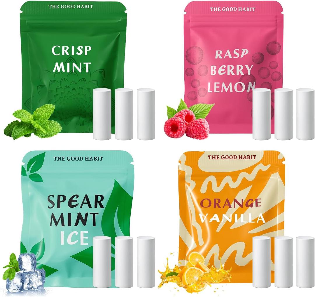 Nicotine-Free Refill Pods for Breathing Necklace | Natural Inhaler Accessories for Adults | Travel-Friendly & Easy to Use