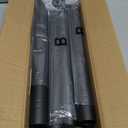 Closet Rod - 17-100 Inches, 1.3 Inch Diameter Heavy Duty Closet Rods Extender Hanging - Metal Matte Black Adjustable Clothes Hanging Bar, for Closet, Bathroom, Windows