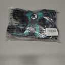 Taglory Light Up Dog Harness, Rechargeable No Pull Dog Vest with 3 Lightning Modes, Reflective Dog Harness with 2 Leash Clips & 4 Adjustable Slide Strips for Large Dogs, Turquoise-Green, L