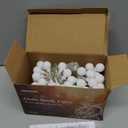 JMEXSUSS Red White and Blue Lights Battery Operated, 33ft 4th of July Lights Outdoor Waterproof, 100 LED String Light for Independence Day Memorial Patriotic Day Decor