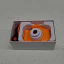 Seckton Upgrade Kids Selfie Camera, Christmas Birthday Gifts for Girls Age 3-9, HD Digital Video Cameras for Toddler, Portable Toy for 3 4 5 6 7 8 Year Old Girl with 32GB SD Card-Orange