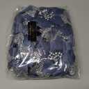 WILLBOND 36 Pieces Christmas Poinsettia Glitter Faux Flowers Christmas Artificial Flowers Tree Ornaments Topper Xmas Decorations(Dusty Blue)