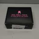 40000RPM Electric Nail File Drill Professional Kit, Drill Machine with LCD Display, Manicure Pedicure Polishing Acrylic Gel Nail Grinder for Salon, Home Use (Pink)