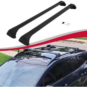 Roof Rack Cross Bars fit for Kia Sportage 2023 2024 2025 X-Line AWD/Sportage X-Pro/Sportage X-Pro Prestige (with Raised Roof Rails) Cargo Luggage Kayak Canoe Bike Snowboard Skiboard
