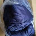 50ftx40ft Navy Blue Ceiling Curtain for Wedding Parties 10 Panels Wrinkle-Free 40 FT Long Tent Draping Curtains for Wedding, Birthday & Theme Parties, 40ft Height with Rod Pocket