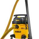 DEWALT Shop Vacuum 5-Gallon 4 HP STEALTHSONIC Wet/Dry Vacuum Cleaner DXV05P-QTB Ultra Quiet Poly Shop Vacuum with Powerful Suction for Garage, Jobsite, and Workshop (Yellow)