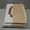 Closet Organizer Bins 3 Pack, Large Storage Bins for Shelves, Foldable Closet Storage Boxes Baskets with Leather Handles for Organizing Clothes, Sheets, Jeans, Toys, BooksBegie