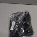 LLSCL Fabric Shower Curtain Liner, Waterproof Hotel Quality, Bathroom Curtains Rust Resistant Grommets, 72 x 72 Machine Washable (Black)