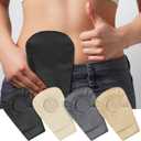 Sherr 4 Pieces Ostomy Bag Cover Colostomy Bag Covers Odor Control Stretchy Pouch Washable Pouch Liner for Women Men Lightweight Care Protector Supplies, 4 Colors
