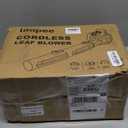 Leaf Blower Cordless,Electric Leaf Blower with 2 4.0Ah Battery Powered and Fast Charger, Cordless Blowers for Lawn Care and Car Dust Snow Blower,6 Speed Control (Green)