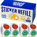 2 x 1500 Pcs 1.0Inch Smiley Face Stickers for Kids Reward,Behavior Chart,School Classroom Student Teacher Supplies Gift