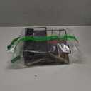 Napkin Holder for Table, Countertop Organizer - Flatware Holder for Forks, Spoons, Knives, Napkin Dispenser and Salt and Pepper Shakers Storage, Kitchen Cutlery Caddy for Dining Table, Buffet, Camping (Black)