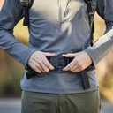 GORUCK Padded Hip Belt - Adjustable Weight Lifting Belt for Enhanced Comfort & Stability, Ideal for Long Rucking & Heavy Lifting Work, Compatible w/Side MOLLE Webbing on GR1, GR2, & Rucker - Black
