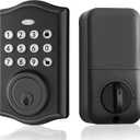 Keyless Entry Door Lock, Smart Deadbolt Auto Lock with Electronic Keypad, Easy Installation & Setting Design Ideal for Front Door, Home, Apartment, Storehouse