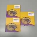 3 x Kviceo Jewelry Tray Ring Dish, Gold-Tone Stainless Steel Catchall Organizer, Minimalist Vanity & Nightstand Decor (M)