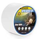 1Pack Vapor Barrier Tape, 3in x 180ft, Heavy Duty White Polyethylene Seam Tape,for Stucco, Crawlspaces, Repair, Underlayment Seams, Metal Building Seams,Waterproof