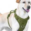No Pull Dog Harness, Reflective Puppy Vest for Small Sized Dog (Misty Green, S) (S(15.7-22.0",Chest:17.3-24.8")