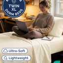 Twin XL Size 3 Piece Sheet Set - Comfy Breathable & Cooling Sheets - Hotel Luxury Bed Sheets for Women & Men - Deep Pockets, Easy-Fit, Soft and Wrinkle Free Sheets - Off White Oeko-Tex Bed Sheet Set