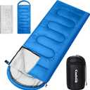 2-in-1 Detachable Sleeping Bag,Waterproof 4-Season Adult Sleeping Bags w/Removable Cotton Liner  Converts to 2 Lightweight Bags for Camping, Hiking, Travel