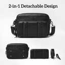 Small Crossbody Bags for Women with Detachable Wallet Vegan Leather Cross Body Bag for Woman Purse with Credit Card Slots