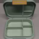 Bentgo Modern Tray with Matte Lid - Reusable, BPA-Free, Meal Prep Containers for Adults with Removable Divider - 3 or 4 Compartments for Healthy Portioned Meals At Home & On the Go (Mint Green)