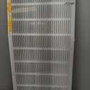 32"W x 16"H Return Air Grille [Duct Opening Size], Steel HVAC Return Air Vent Cover for Wall & Ceiling, White Powder-Coated Rust-Resistant AC Cold Air Return, Outer Dimensions 33.75"W x 17.75"H