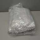 All Clear Garment Bags for Hanging Clothes,59" Dustproof Suit Bag for Closet Storage,Transparent Plastic Garment Clothes Protectors Suit Cover Bags with Zipper for Dress (10 Pack - 59")