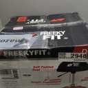 FreekyFit Rolling Shop Stool with Wheels, Garage Work Mechanic Stool with Backrest, Roller Mechanic Chair, Adjustable Height, 360° Swivel, Tool Tray Storage, 330 LBS Capacity, Heavy Duty, Black (16.7"D x 16.7"W x 19.5"H)