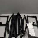 Queension Arch Backdrop Stand 7.2FT, Metal Wedding Arch Stand with Base for Ceremony, Balloon Arched Backdrop Frame with Screws for Birthday Party Baby Shower Celebration Decorations, Black