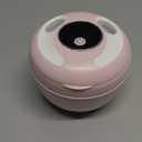 Dental Ultrasonic Retainer Cleaner Machine: 45kHz Dental Cleaning Pod for Denture, Mouth Guard, Night Guard, Aligner, Braces, Toothbrush Head & Jewelry, UV Cleaner with Digital Timer & 4 Modes, Pink