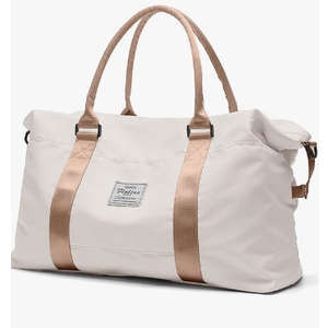 Travel Duffel Bag, Sports Tote Gym Bag, Shoulder Weekender Overnight Bag for Women