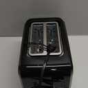 Cuisinart CPT122BK 2Slice Compact Plastic Toaster, Slots for Bagels & Bread, 7 Shade Settings, Cancel/Defrost/Reheat Functions, Removable Crumb Tray, Small Kitchen Appliance for Home & Office, Black