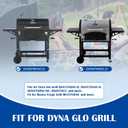 DGN576SNC-D Ash Pan for Dyna Glo Charcoal Grill DGN576DNC-D DGN576DNC-DC Dyna-Glo BBQ Replacement Parts, 403-03005-01 Charcoal Tray for Master Forge MFJ576DNC MFJ576DNC-D Ash Tray Parts
